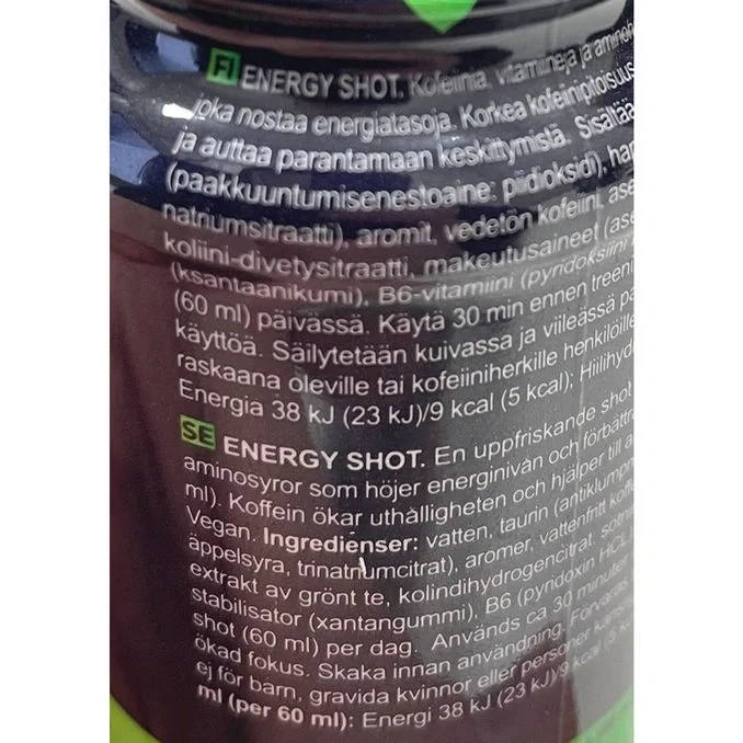 Energy Shot Äpple 12-pack