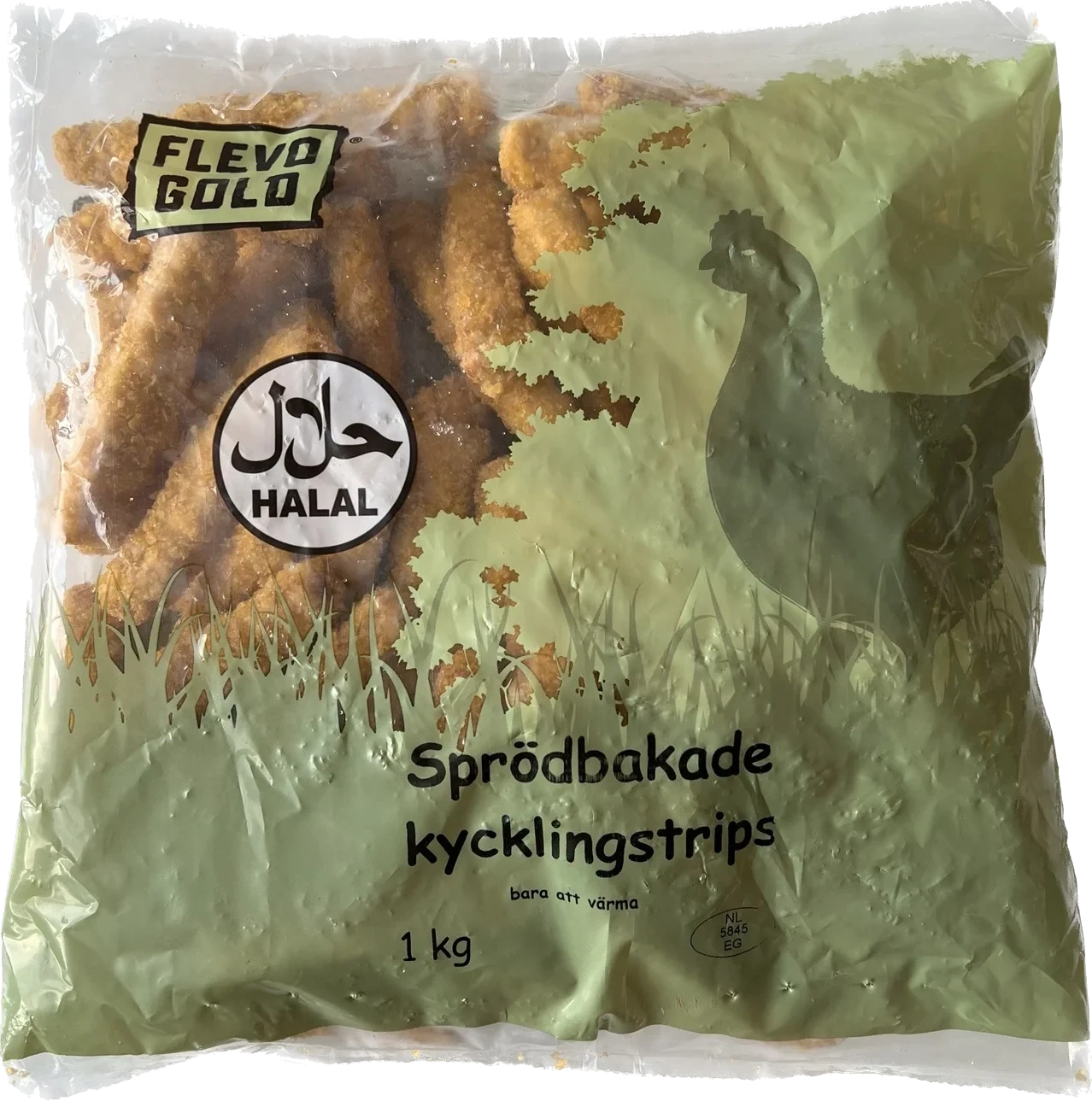 Sprödbakade strips