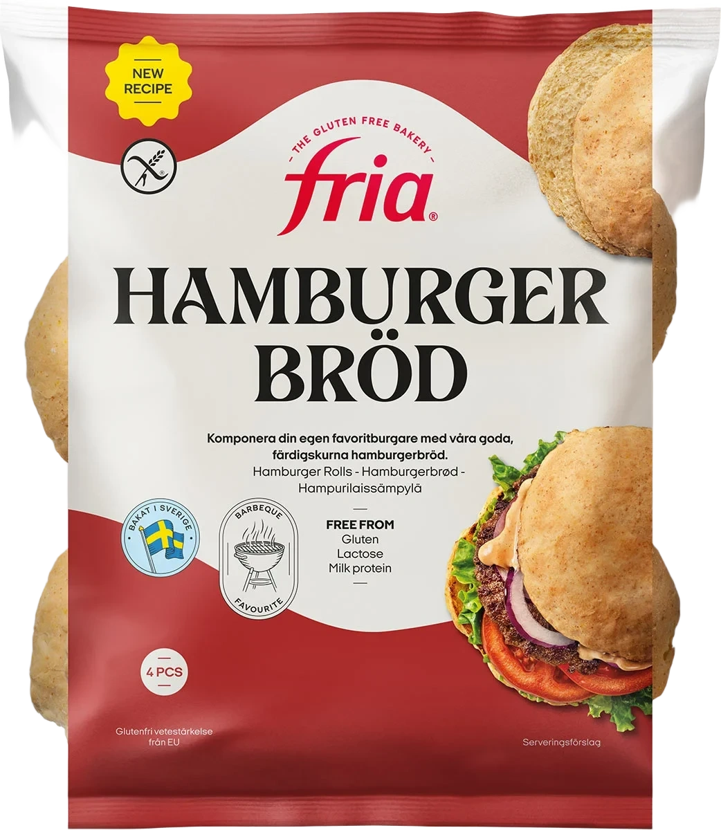 Hamburgerbrød Glutenfri 280g Fria
