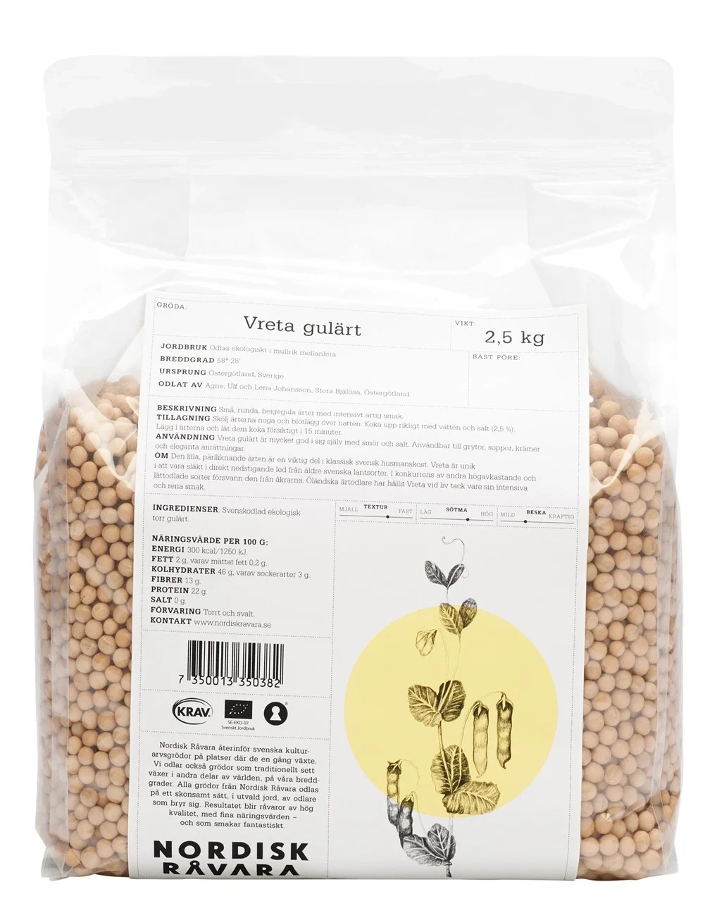 Vreta gulärt KRAV 2,5kg