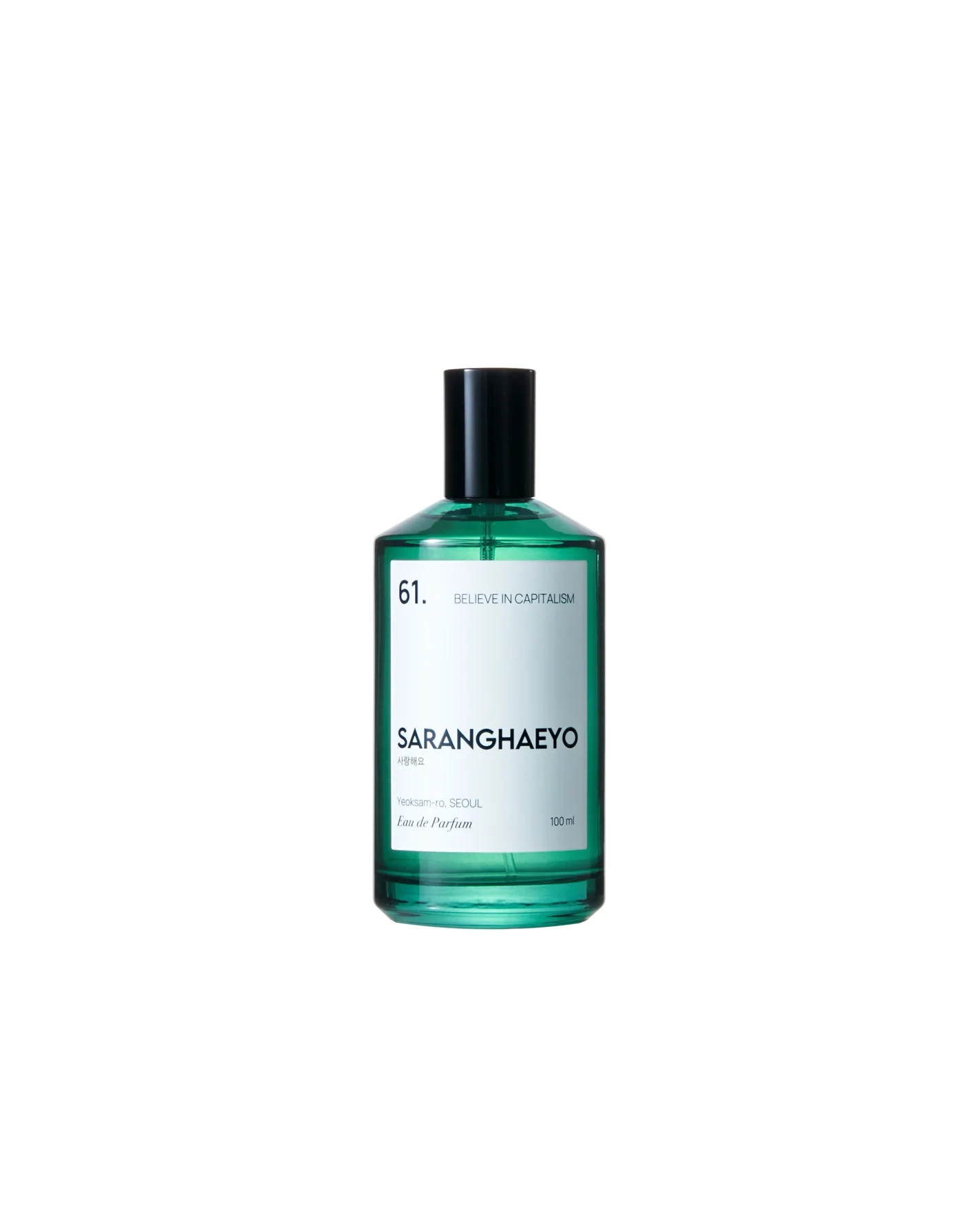 SARANGHAEYO 61. BELIEVE IN CAPITALISM Eau de Parfum 100 ml