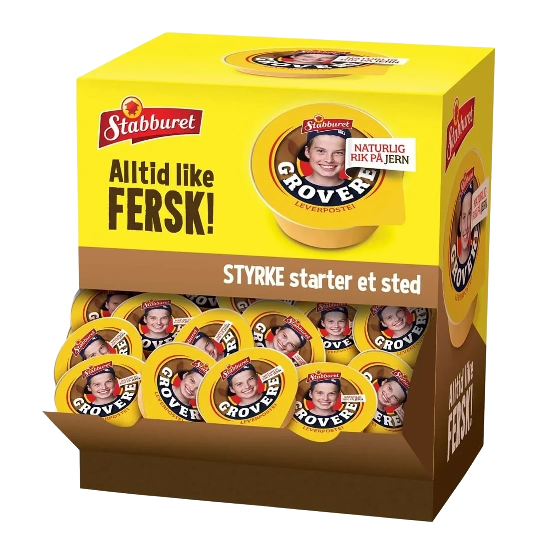 Leverpostei Grovere Kuvert 70x22g
