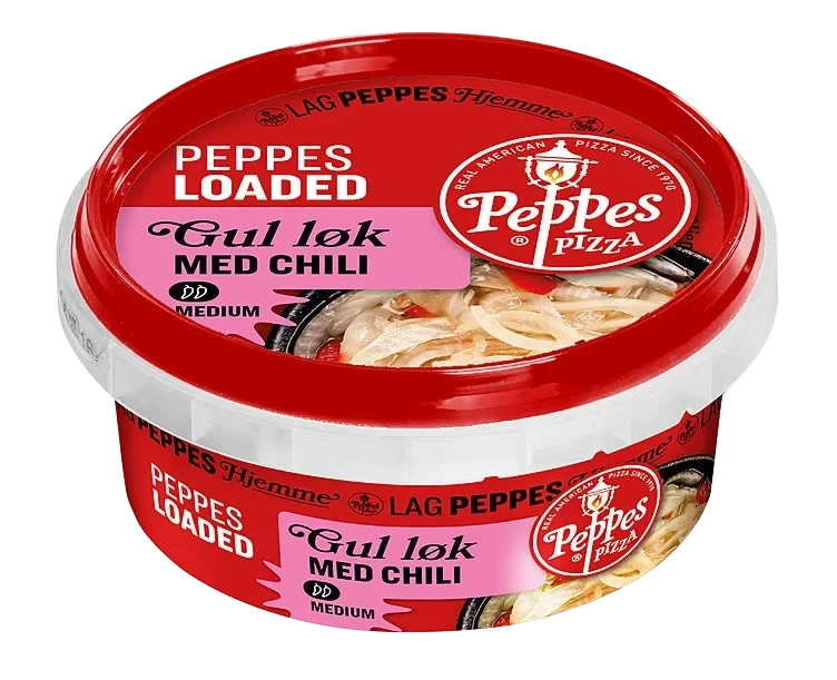 Peppes Loaded Gul Løk m/Chili 125g