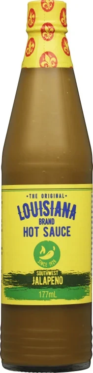 Hot Sauce Jalapeno 177ml Louisiana Brand