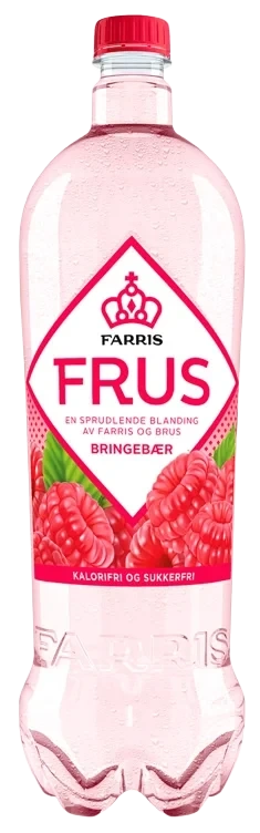 Farris frus bringebær  8x1,5l