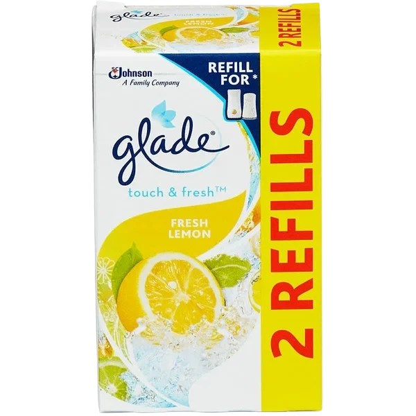 Glade Touch&Fresh Fresh Lemon Duo Refill 2x10ml