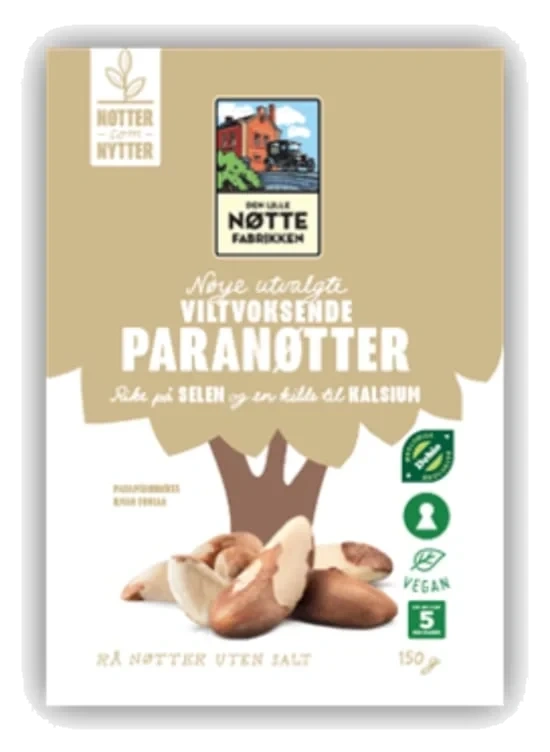 Dln Økologiske Paranøtter 150g