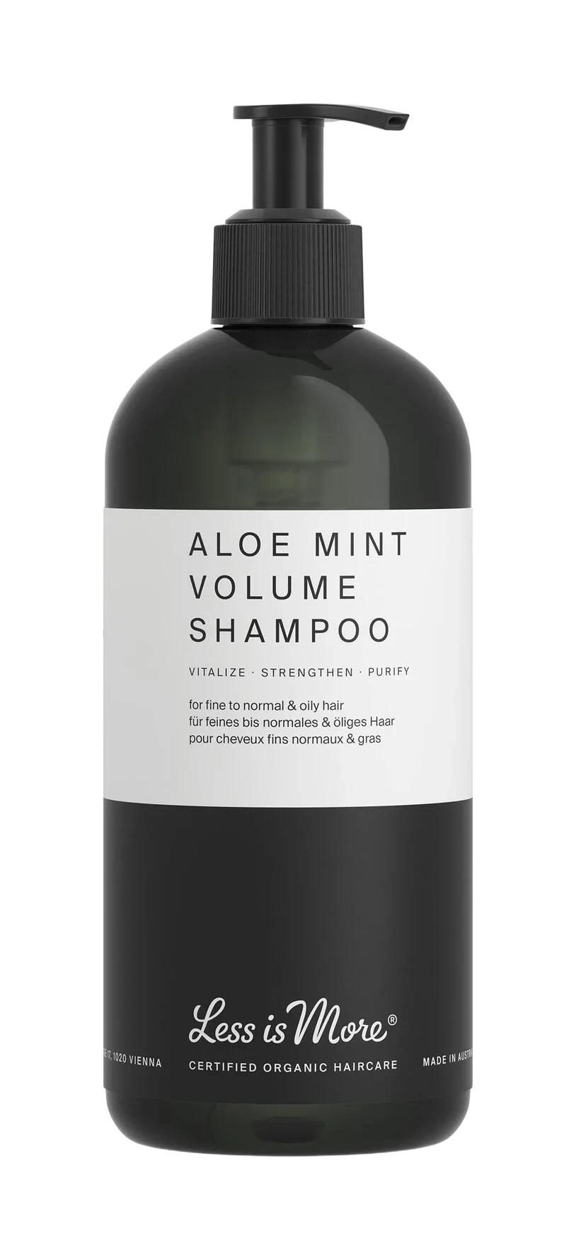 Less Is More Organic Aloe Mint Volume Shampoo 500 ml