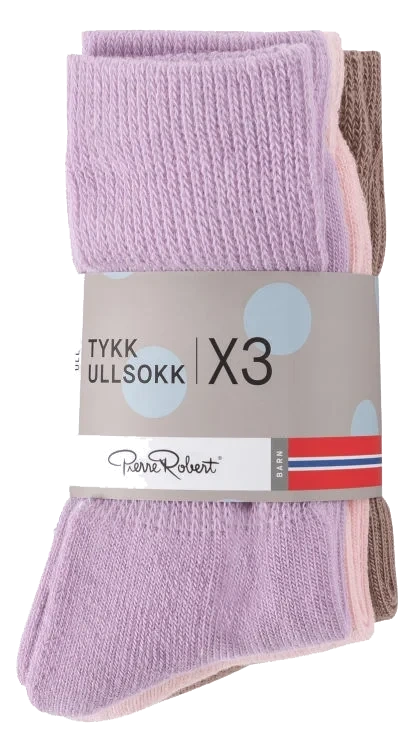 Ullsokk Tykk Rose Beige 29-32 Pierre Robert