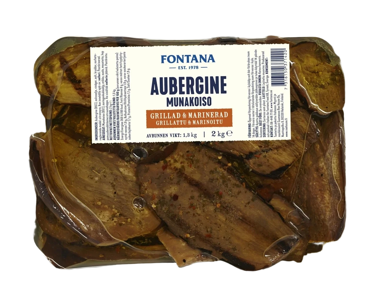 Aubergine Grillad & Marinerad
