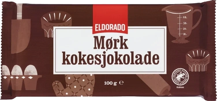 Kokesjokolade Mørk 100g Eldorado