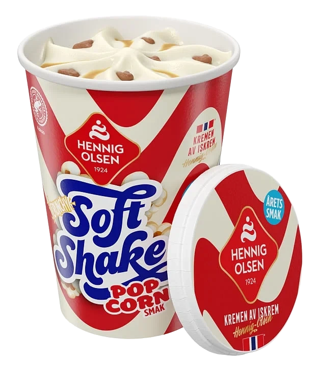 Soft Shake Popcorn 11x210ml Hennig-olsen