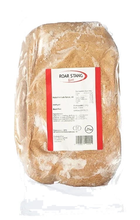 Kebab farse, rå, halal  2,5kg