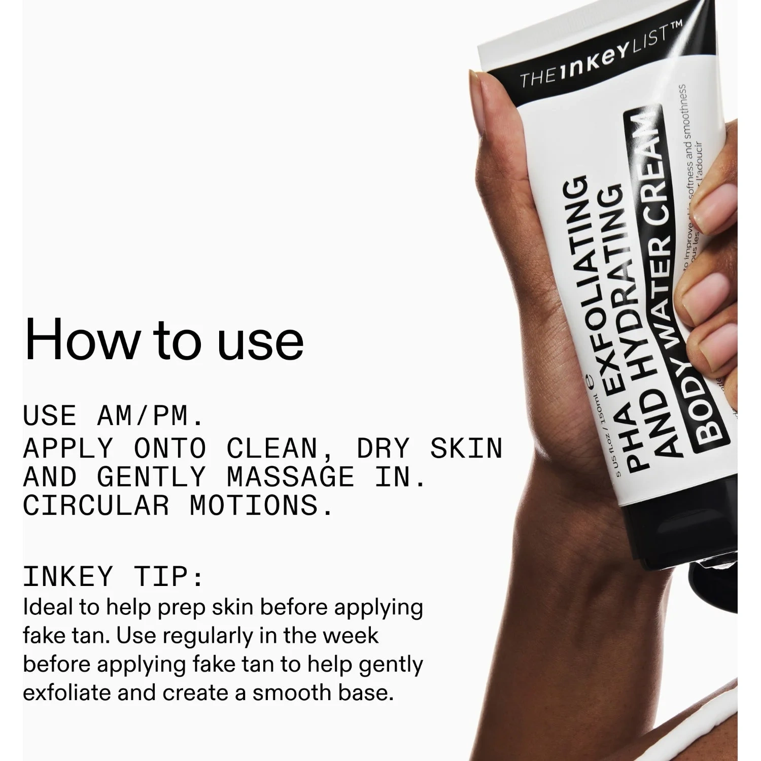The Inkey List PHA Body Water Cream 150 ml