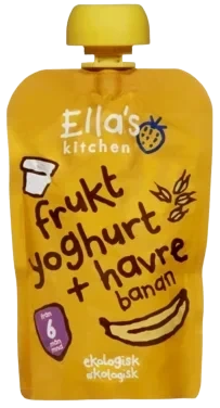Fruktyogurt Banan&Havre 6mnd 100g Ellas