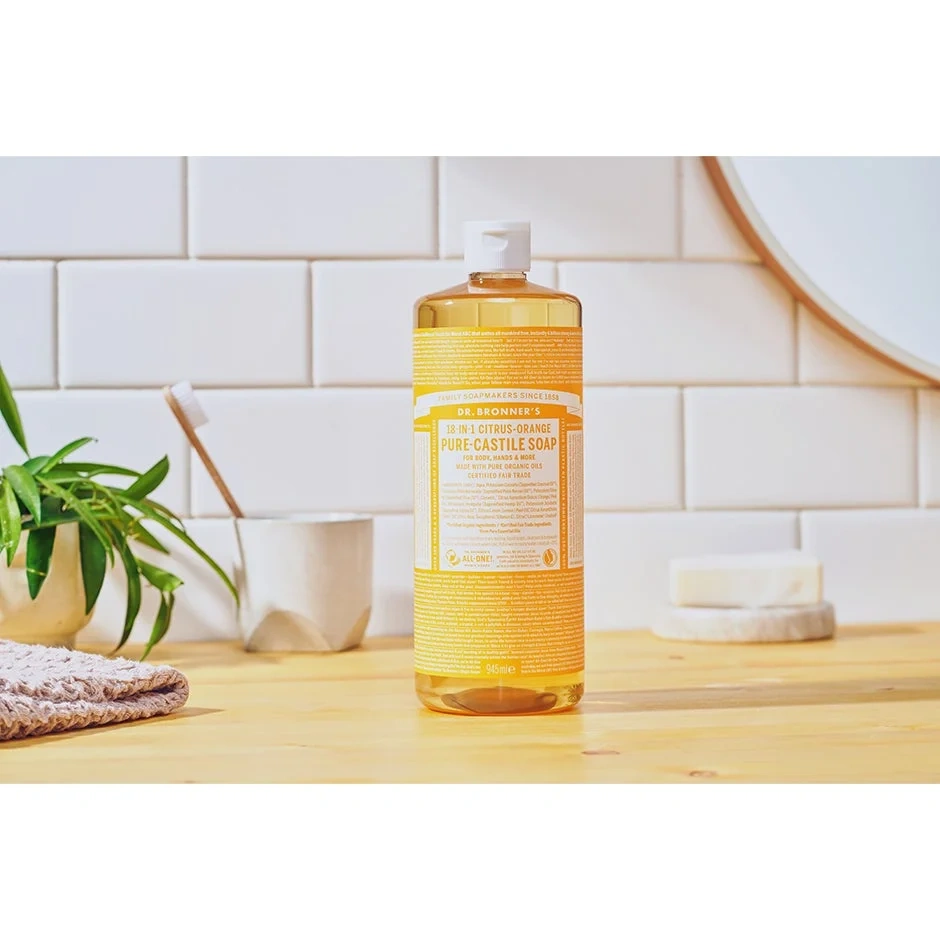 Dr. Bronner's Pure Castile Liquid Soap Citrus-Orange