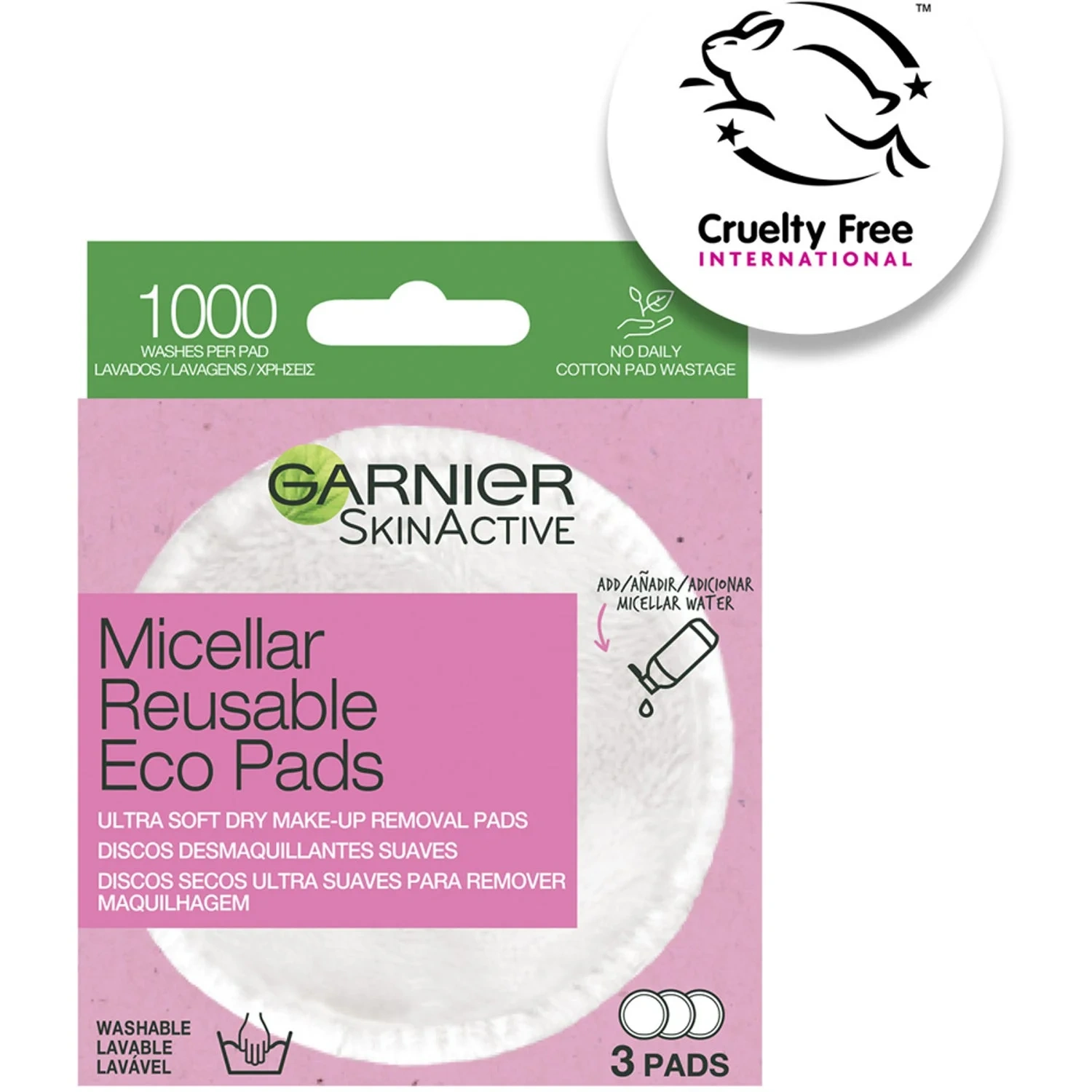 Garnier Skin Activ Micellar Reusable Eco Pads