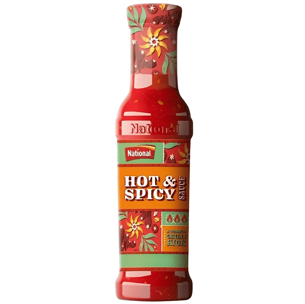 National Hot & Spicy Saus 300g