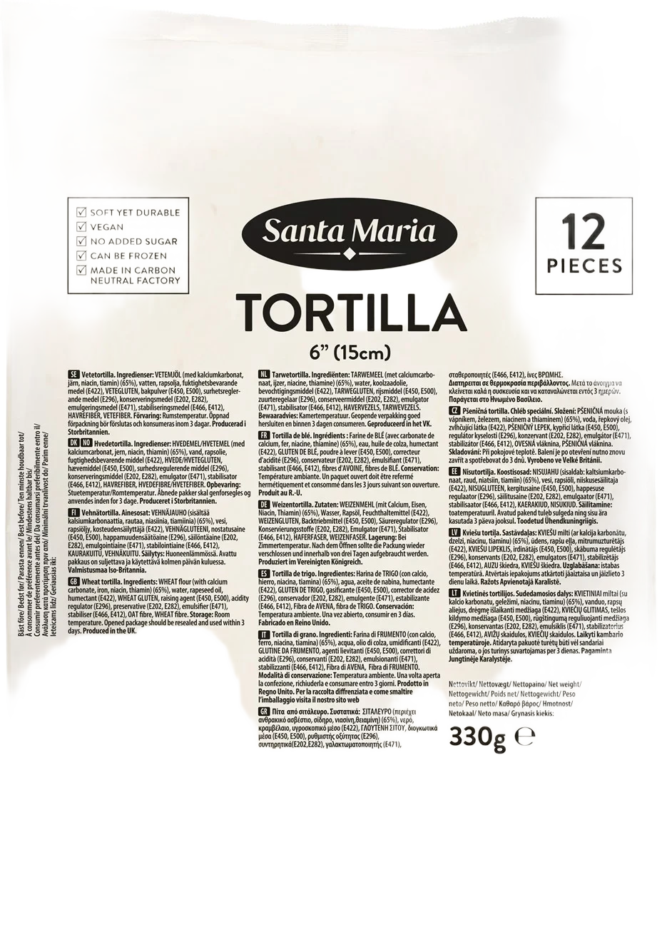 Tortilla 6'' (15cm)
