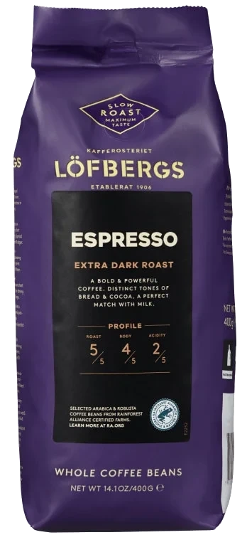 Løfbergs Lila Black Mystery Bønner 400g