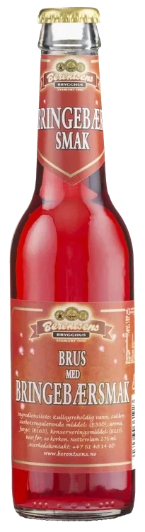 Berentsens bringebærbrus   24x27,5cl