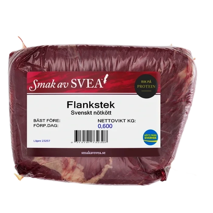 Flankstek Färsk ca 600g Smak av Svea