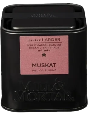 Muskatnøtt og -blomme Hel 45g Mill & Mortar