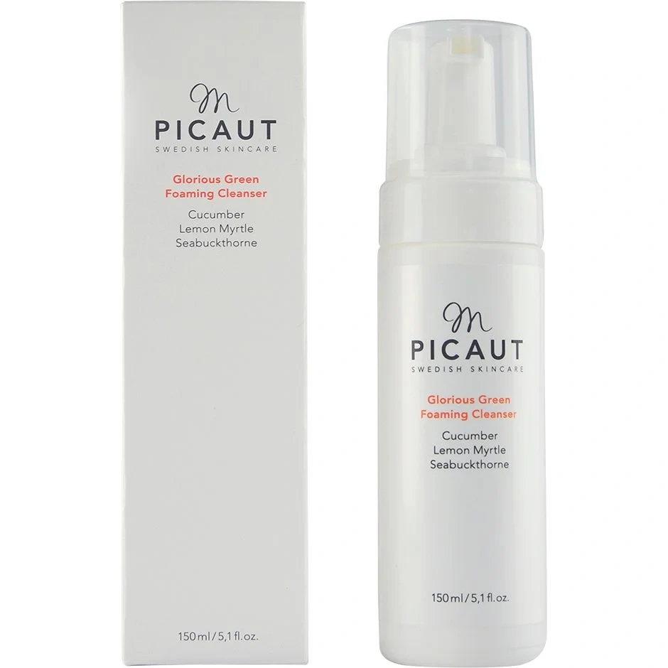 M Picaut Swedish Skincare Glorious Green Foaming Cleanser