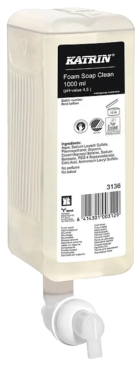 Håndsåpe foamwash natural   1l