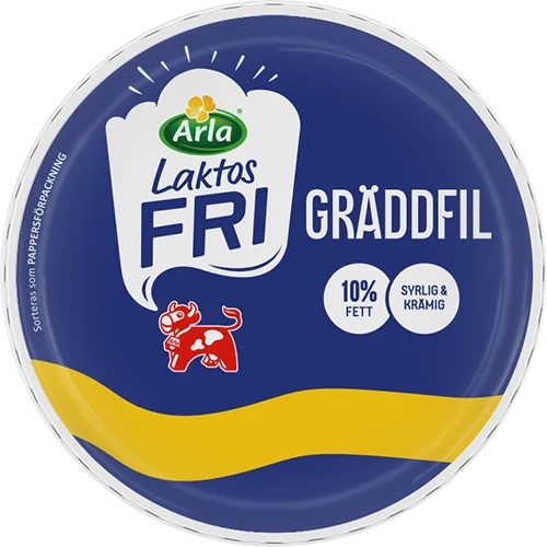 Laktosfri gräddfil 10%