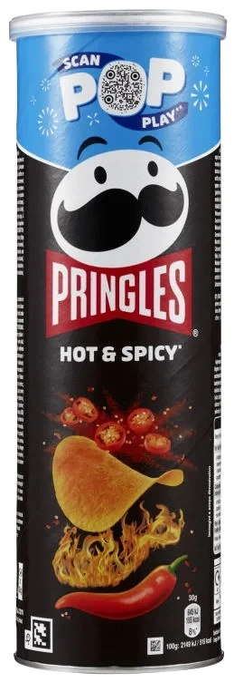 Pringles Hot & Spicy 165g