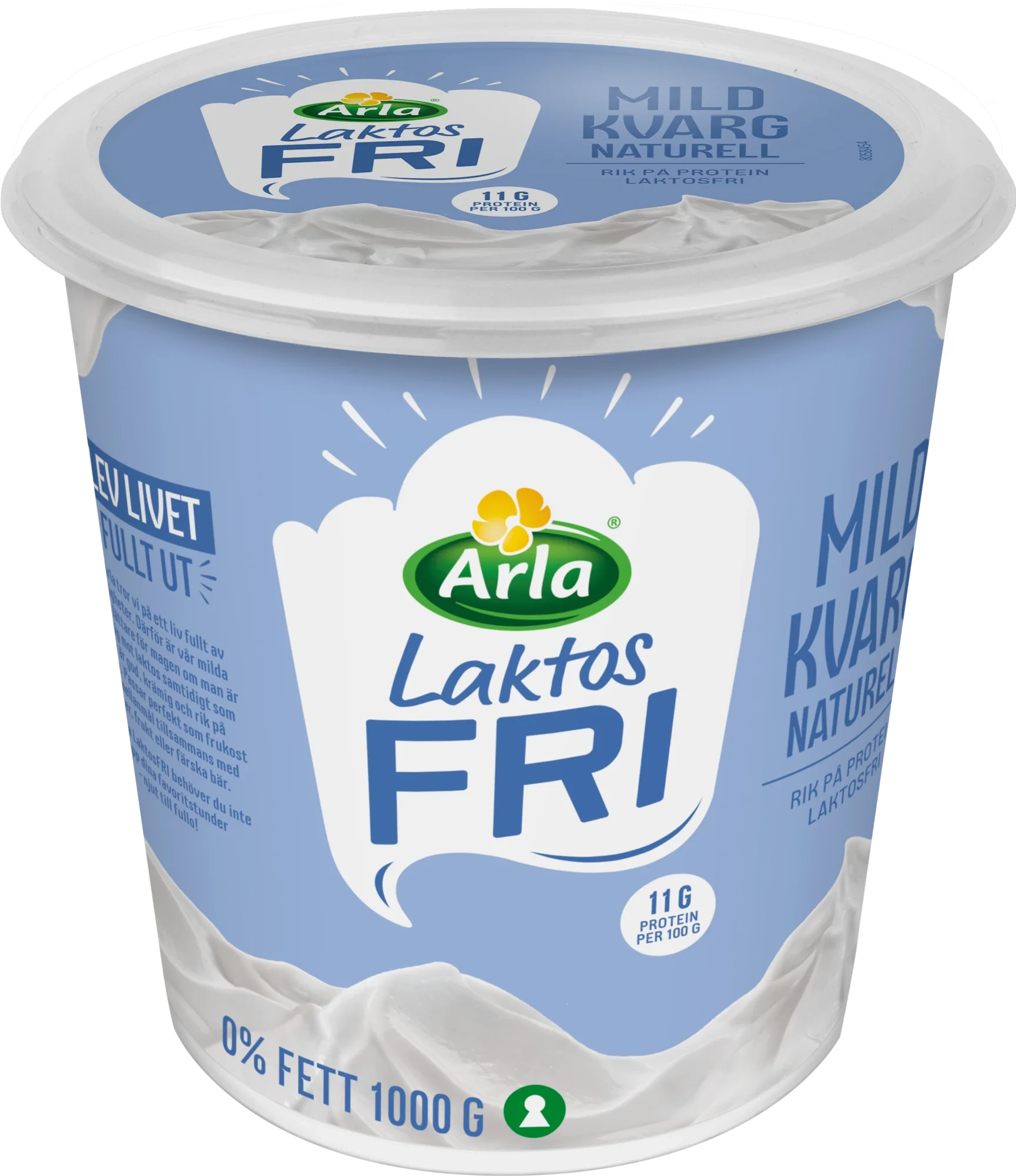 Laktosfri mild kvarg naturell