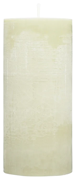 Kubbelys Grønn 100% Stearin 15cm Unik