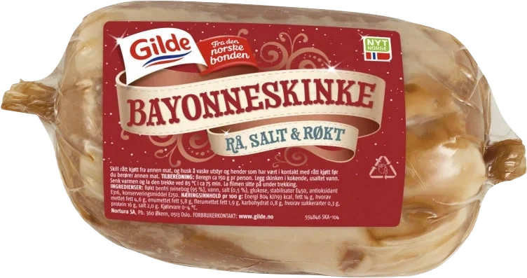 Bayonneskinke Salt Røkt Rå Pk