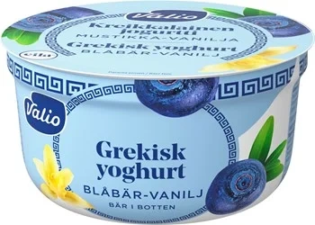 Laktosfri Grekisk yog Blåbär/Vanilj