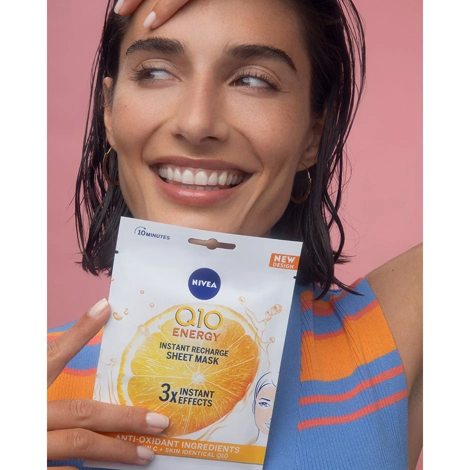 Nivea Ansiktsmaske Q10 Plus Sheet 1stk