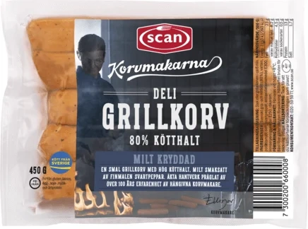 Scan DeliGrillkorv smal