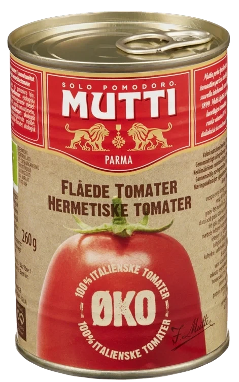 Tomater hele øko  400g