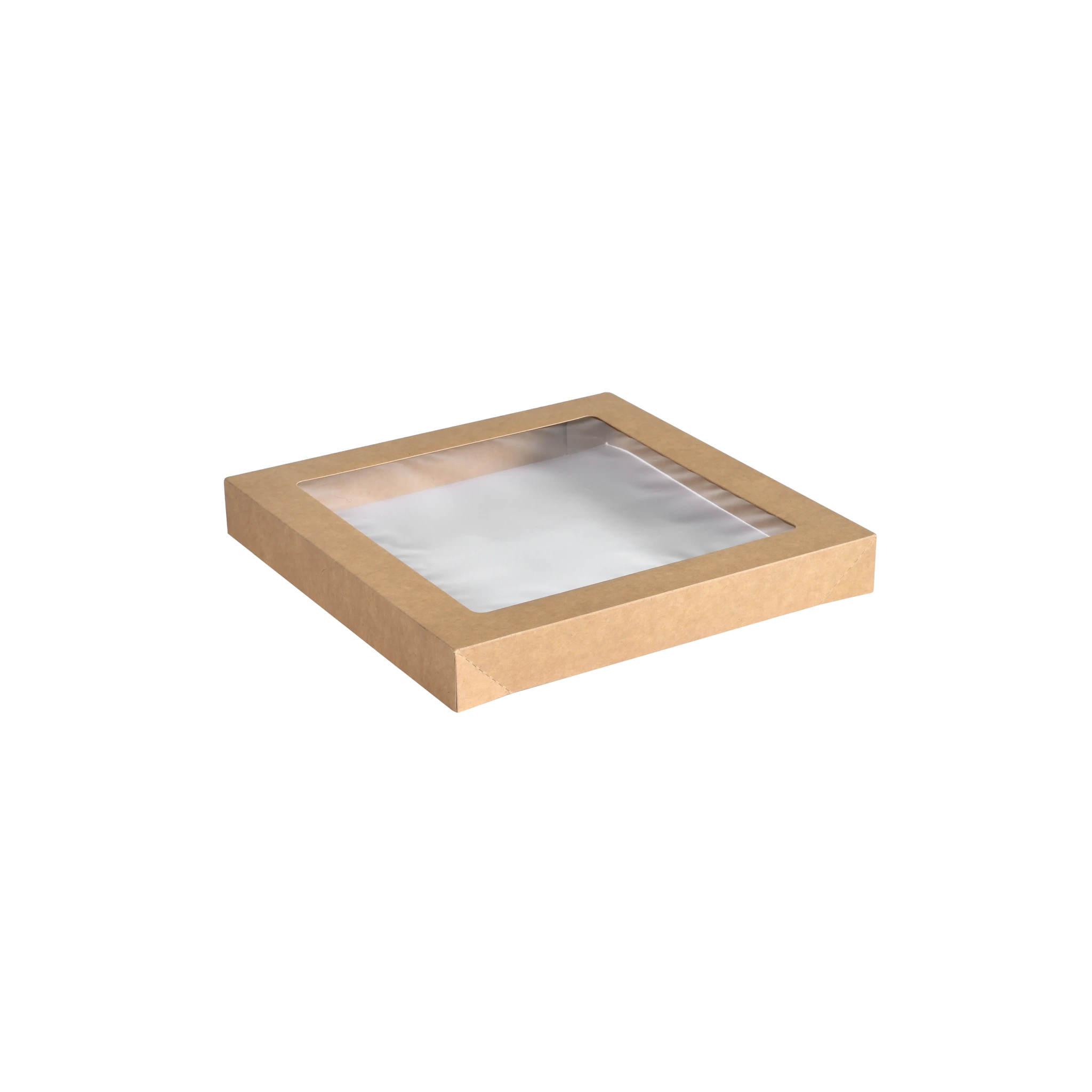 Lokk tray catering crd/pla small brun  100stk