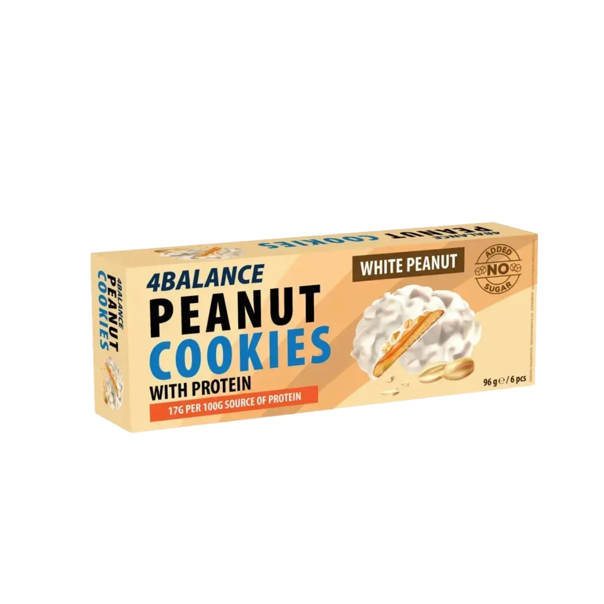 AB Protein Peanut Cookies White 96 g