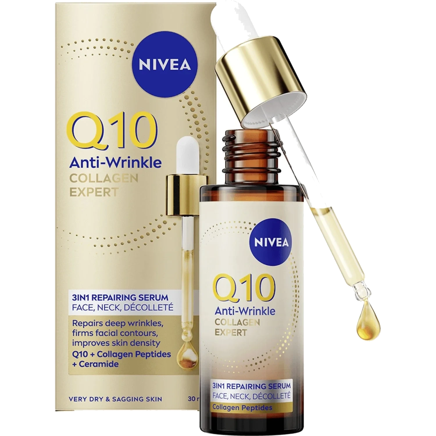 NIVEA Q10 Collagen Expert 3IN1 Repairing Serum