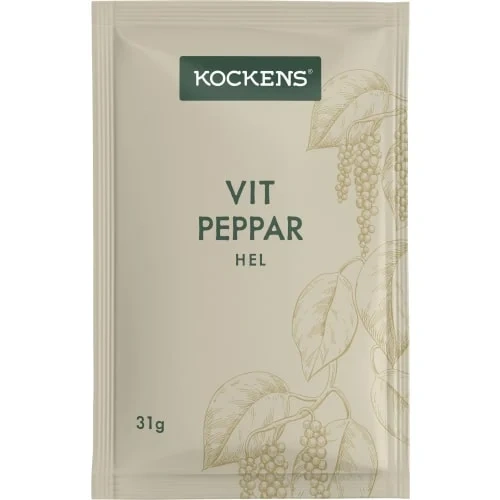 Vitpeppar Hel Påse