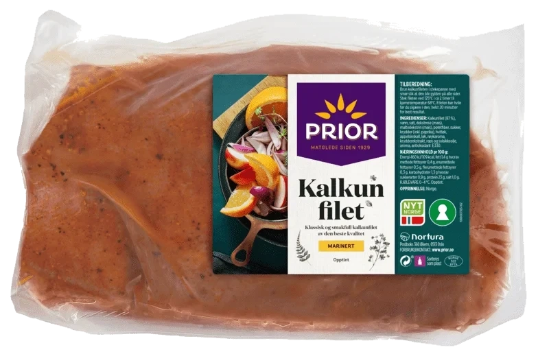 Prior Kalkunfilet Appelsin ca 1,5kg