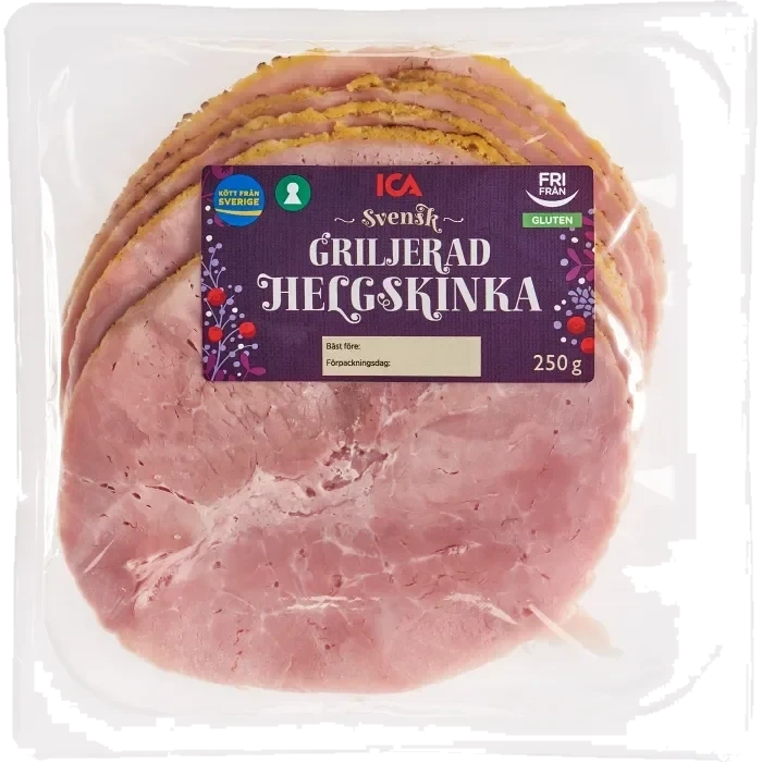 Griljerad helgskinka 250g ICA