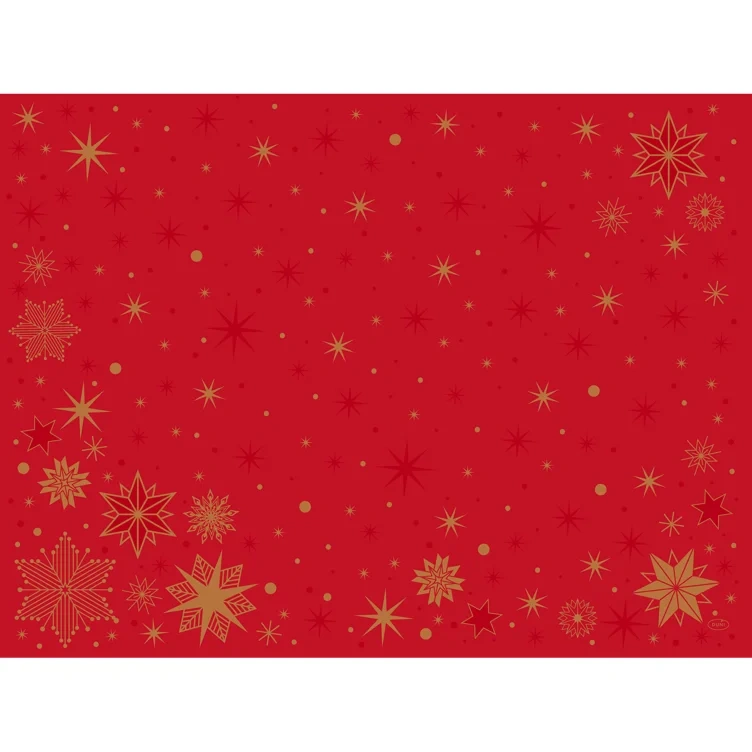 Bordbrikke bio dunicel stargazing red 30x40cm  100stk