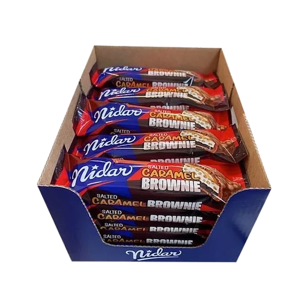 Salted Caramel Brownie (Kartong 25 x 45g)