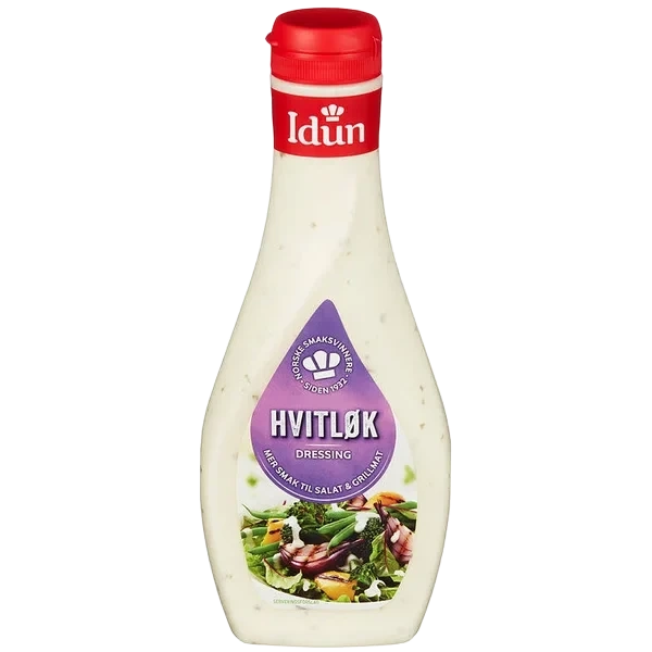 Hvitløksdressing 440g Idun