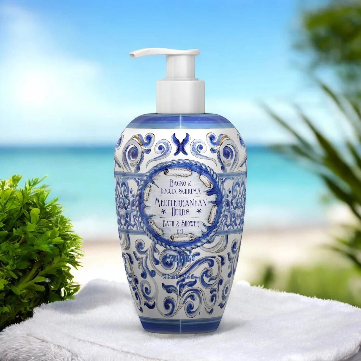 Rudy Profumi Bath & Shower Gel Mediterranean Herbs, 700 ml