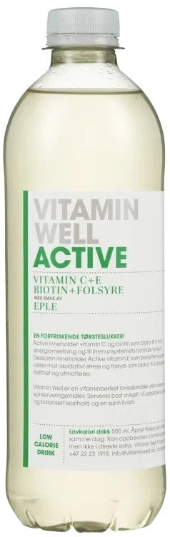 Vitamin Well Active 0,5l flaske