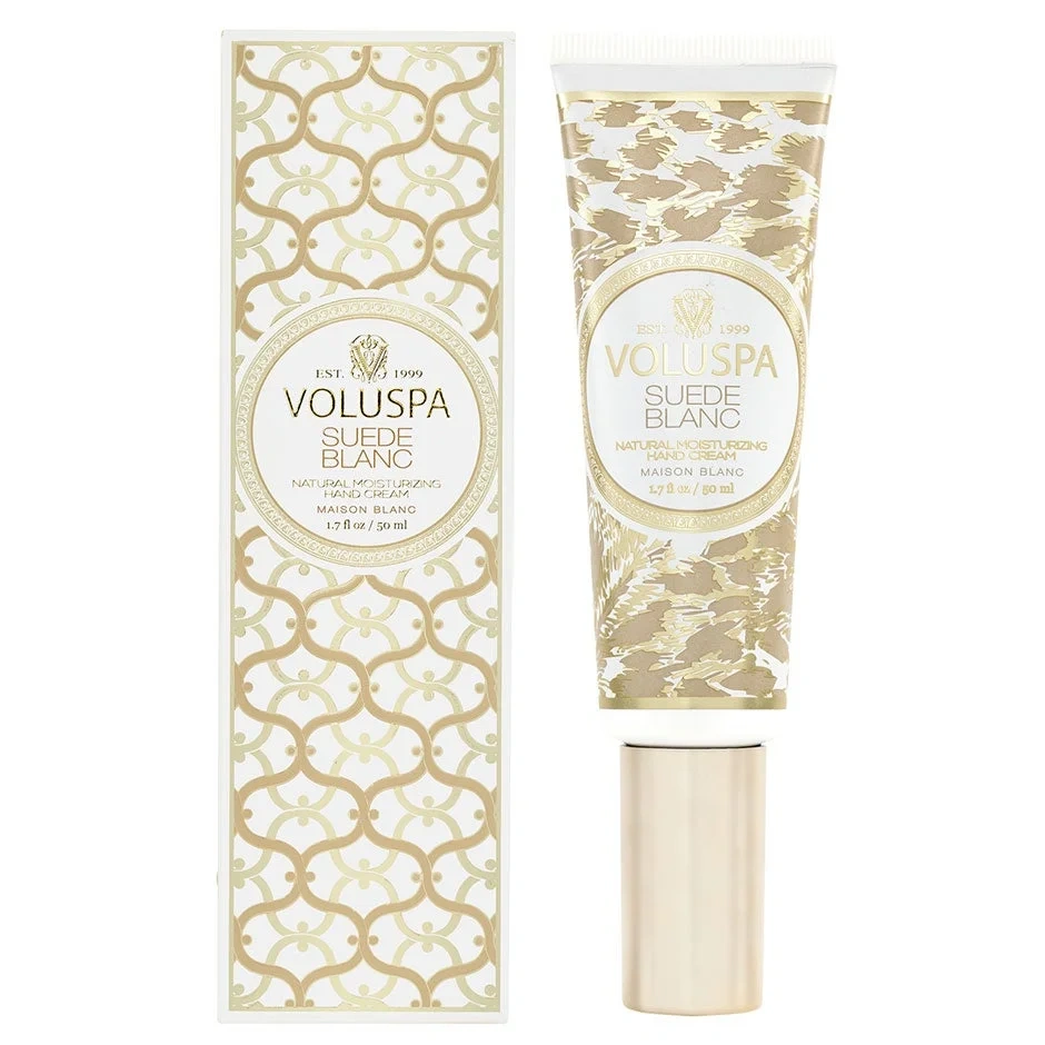 Voluspa Hand Cream Suede Blanc